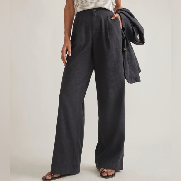 Marine Layer Flora High Waisted Trouser Size 6 - Picture 3 of 11